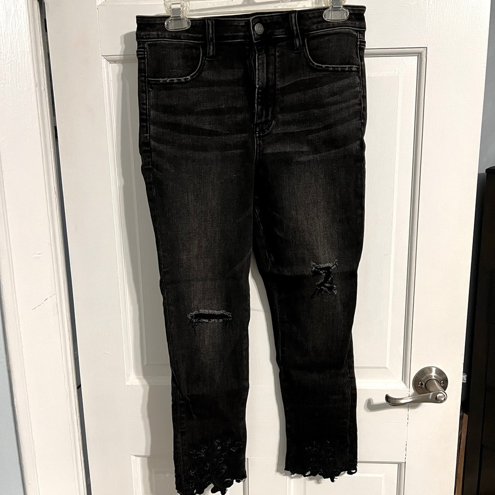 American Eagle High Rise Cropped Jeggings